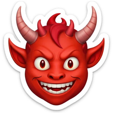 Diable malicieux sticker