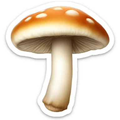 Champignon cosy réaliste  sticker