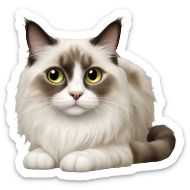 Ragdoll cat breed sticker