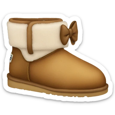 uggs with bow sticker