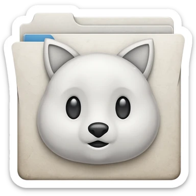 mac os mixed papers skeuomorphic sticker