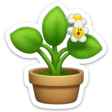 Plante Mario sticker