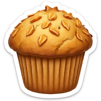 muffin with frits sticker