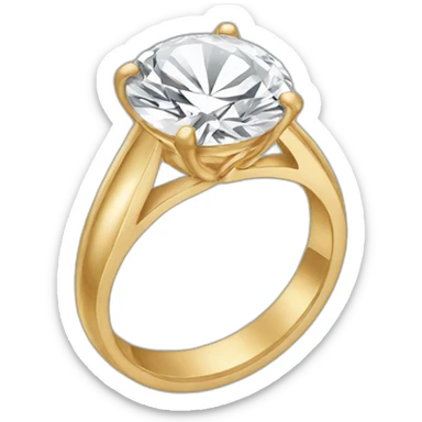 Engagement ring sticker