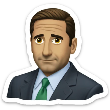 Michael Scott as a sea turtle sticker