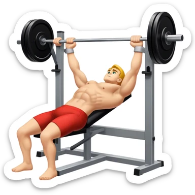 close-grip flat-benchpress sticker