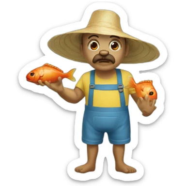 cangrejo cocinero en el agua sticker