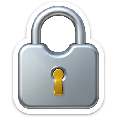 freedom icon, open padlock sticker