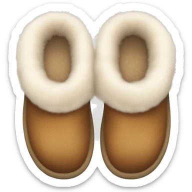 Ugg slippers sticker