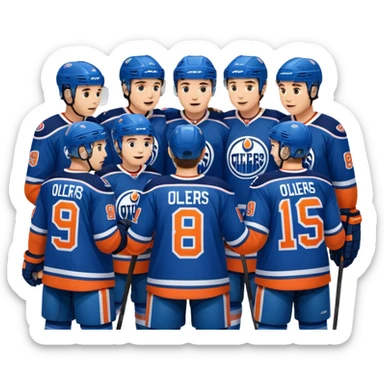 Oilers sticker