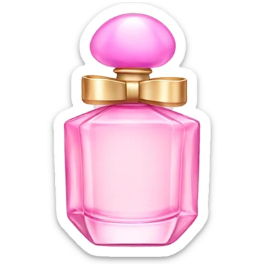 Fairy light pink perfume in bow sticker