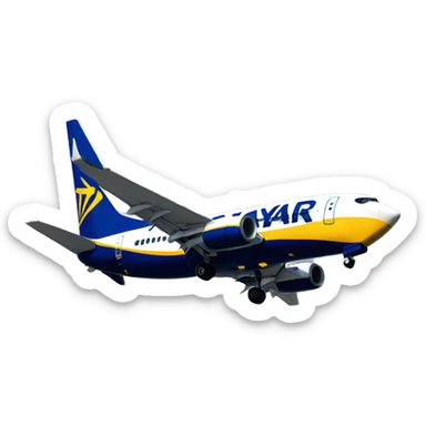 Boeing 737-800 Ryanair  sticker