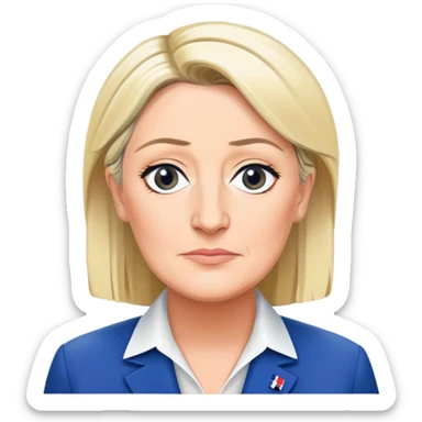 ￼ Marine Le Pen sticker