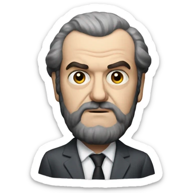 Professional ID photo of Stanley Kubrick sticker