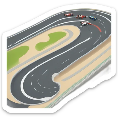 Bahrain race track sticker