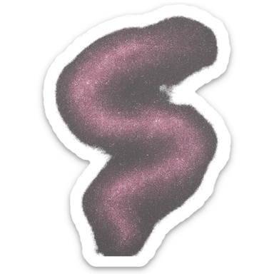 swirl of pink glittery powder in the air, sparkling effect, floating particles, no background sticker