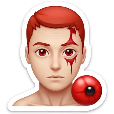 Bloodshot eyes  sticker