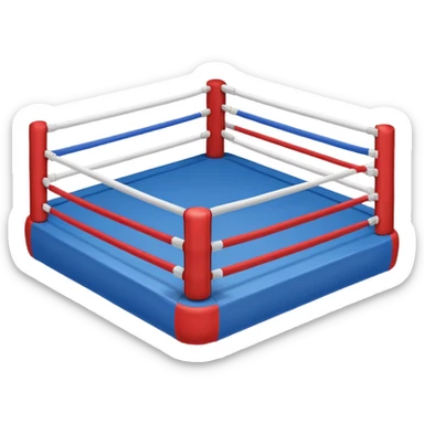 Boxer ring sticker