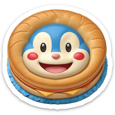 Doraemon Eating Dorayaki  sticker