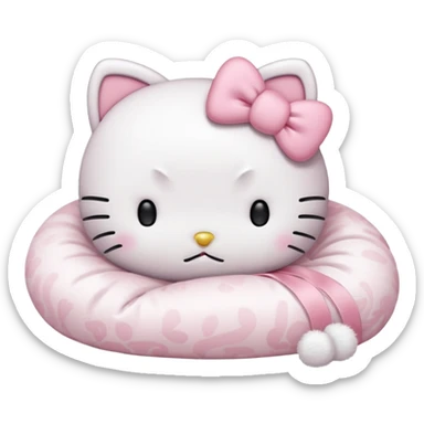 Hello Kitty sleeping sticker