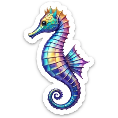Seahorse sticker