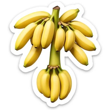 tree made of bananas sticker