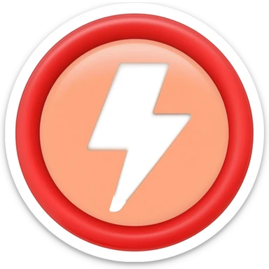 White electric  sticker