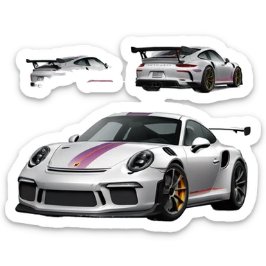 Porsche 911 gt3 rs sticker