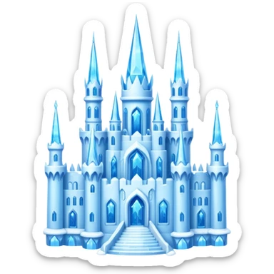 Ice Kingdom palace sticker