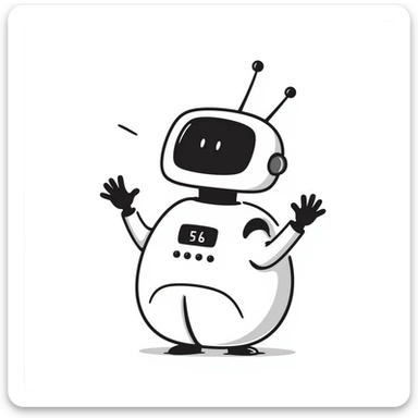 ai robot sticker