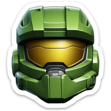 master chief halo sticker
