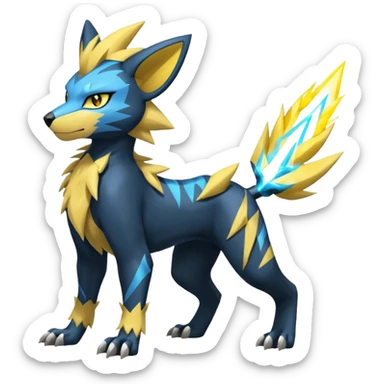 Luxio-Luxray-Zeraora-Manectric-fusion (full body) sticker