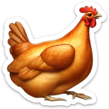 roasted chicken sticker