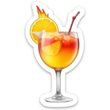 Cocktail molotov sticker