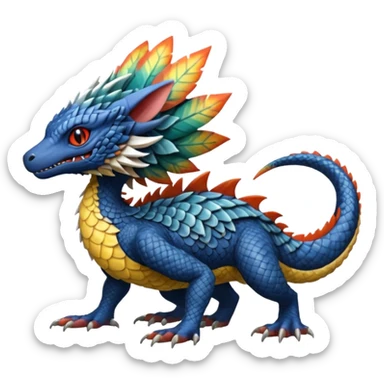 Fionbri-Vernid-Trico-Nargacuga-fusion, full body sticker