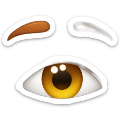 fille rousse au yeux marron sticker