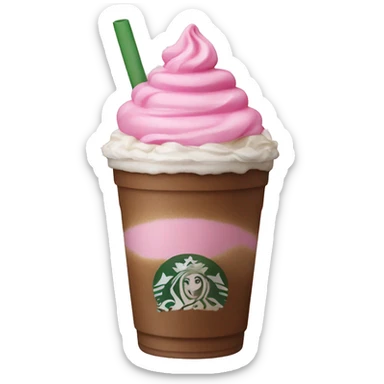 Pink Frappuccino  sticker