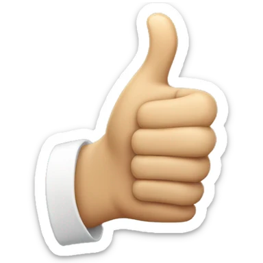 Tecak thumb up sticker