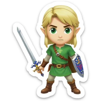 Link legend of Zelda  sticker