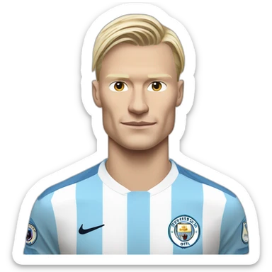 Erling haaland Manchester city sticker