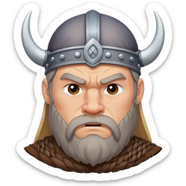 Viking who is confused sticker
