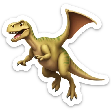 Dinosaurio volando sticker