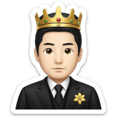 japanese emperor sticker