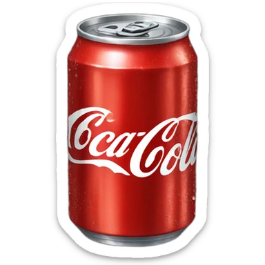 coca-cola can sticker