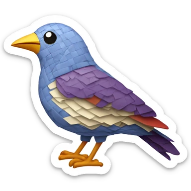 Jail bird with stitches  sticker
