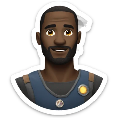 Bron moon sticker