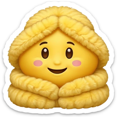 Cosy emoji sticker
