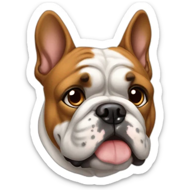 französische bulldogge sticker
