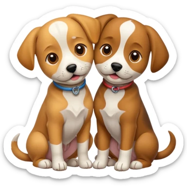 Dogs mating sticker