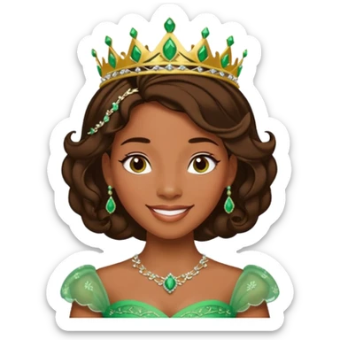 tạo cho tôi emoji công chúa tianna sticker
